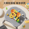 Portable Multifunctional Baby High Chair with Adjustable Height & Safety Harness