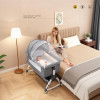 Portable Baby Bassinet Bed with Mosquito Net & Storage Basket Portable Baby Bassinet Bed with Mosquito Net & Storage Basket