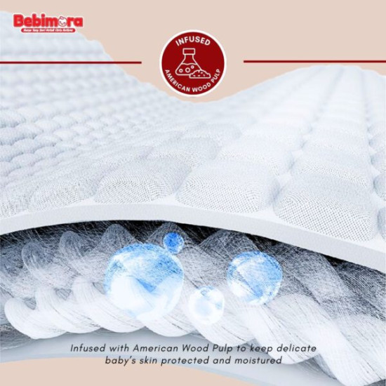 Bebimora Malaysian Chlorine-Free Diapants Pant – S to XL Sizes | Gentle Comfort & Leakproof Protection Bebimora Malaysian Chlorine-Free Diapants Pant – S to XL Sizes | Gentle Comfort & Leakproof Protection