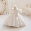 6m to 2 Year | High-End Baby Girl Princess Flower Girl Dress – 6m –2 Years |Red |White 6m to 2 Year | High-End Baby Girl Princess Flower Girl Dress – 6m –2 Years |Red |White