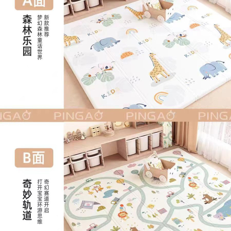Foldable Playmat - Premium Quality | Green Girrafe-Lokkisona-bangladesh Foldable Playmat - Premium Quality | Green Girrafe-Lokkisona-bangladesh