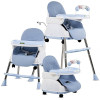 Adjustable Baby High Chair with Feeding Tray, Baby Dinner Chair with Wheels-Lokkisona-bangladesh Adjustable Baby High Chair with Feeding Tray, Baby Dinner Chair with Wheels-Lokkisona-bangladesh