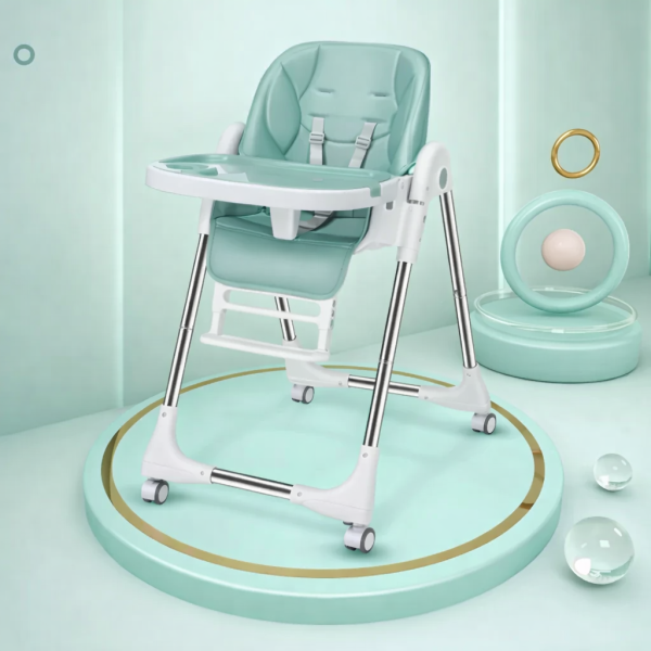 A330 Premium Reclining Height Adjustable Feeding High Chair (China) - Cream A330 Premium Reclining Height Adjustable Feeding High Chair (China) - Cream