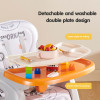 IVOLIA 6-in-1 Multi-Function Baby Feeding Chair & Convertible Study Table