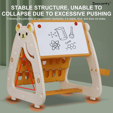 3-in-1 Multifunctional Baby Reading Table: Early Education Desk & Puzzle Toy for Children