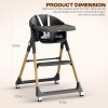 Baby Feeding Chair Price in Bangladesh | Foldable 3-in-1 High Chair
