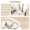 Adjustable Rocking Stainless Steel High Chair with Tray Dining Chair Solution for Babies and Toddlers for Feeding