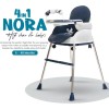 Adjustable Baby High Chair with Feeding Tray, Baby Dinner Chair with Wheels-Lokkisona-bangladesh