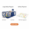 Playpen Large Playpen for twin, with Basketball Hoop, Comes with Bracket and 30 Ball | Large Size (China) Playpen Large Playpen for twin, with Basketball Hoop, Comes with Bracket and 30 Ball | Large Size (China)