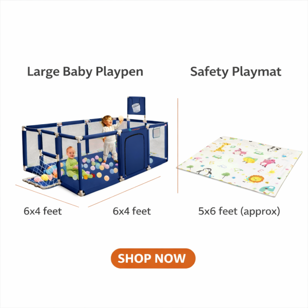 Playpen Large Playpen for twin, with Basketball Hoop, Comes with Bracket and 30 Ball | Large Size (China) Playpen Large Playpen for twin, with Basketball Hoop, Comes with Bracket and 30 Ball | Large Size (China)