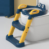 Children's Toilet Seat with Step Stool | Foldable & Safe Potty Training | Frog