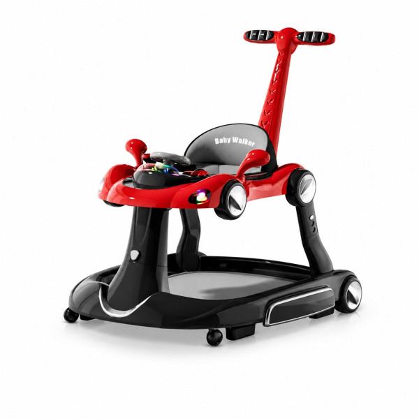 Multifunctional Comfortable Music Baby Walker Assistant Car Shape Baby Walker With Push Handle Multifunctional Comfortable Music Baby Walker Assistant Car Shape Baby Walker With Push Handle