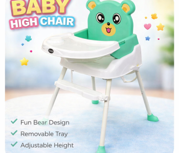 MODEL C-218- Bao Bao Hao Popular High Feeding Chair | Green Color
