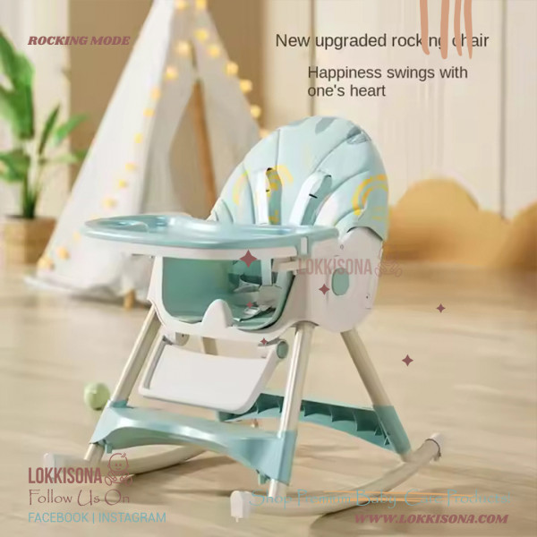 3-in-1 Baby Feeding Chair + Rocking Horse – Comfortable, Adjustable & Fun for Your Baby 3-in-1 Baby Feeding Chair + Rocking Horse – Comfortable, Adjustable & Fun for Your Baby