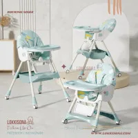 3-in-1 Baby Feeding Chair + Rocking Horse – Comfortable, Adjustable & Fun for Your Baby