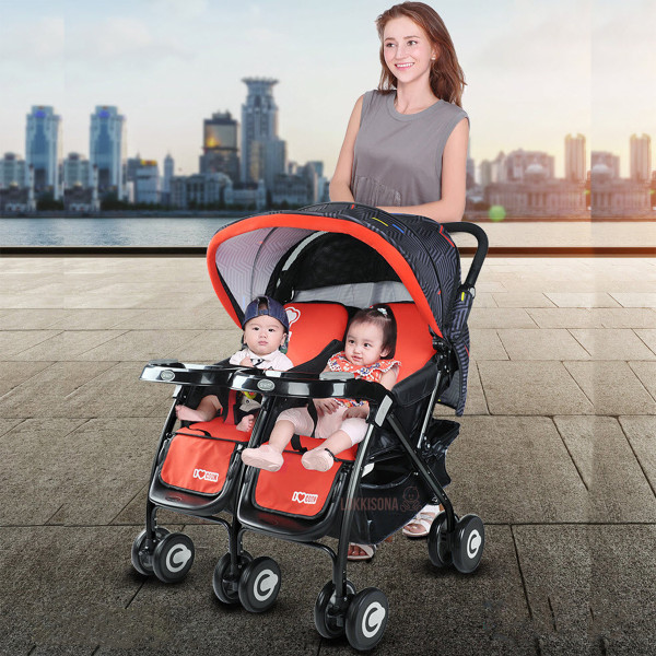 BAOBAOHAO 703A Twins Baby Stroller BAOBAOHAO 703A Twins Baby Stroller