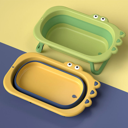 Multifunctional Folding Baby Bathtub with Pillow