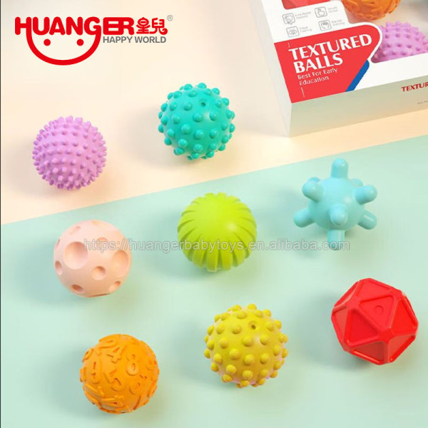 Huanger 8pcs Multi Set Develop Baby's Tactile Silicon Soft Sensory Balls Baby Texture Sensory Ball Toys Huanger 8pcs Multi Set Develop Baby's Tactile Silicon Soft Sensory Balls Baby Texture Sensory Ball Toys