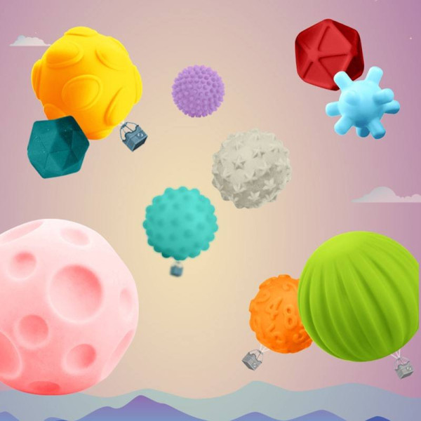 Huanger 8pcs Multi Set Develop Baby's Tactile Silicon Soft Sensory Balls Baby Texture Sensory Ball Toys Huanger 8pcs Multi Set Develop Baby's Tactile Silicon Soft Sensory Balls Baby Texture Sensory Ball Toys