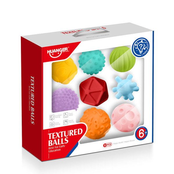 Huanger 8pcs Multi Set Develop Baby's Tactile Silicon Soft Sensory Balls Baby Texture Sensory Ball Toys Huanger 8pcs Multi Set Develop Baby's Tactile Silicon Soft Sensory Balls Baby Texture Sensory Ball Toys