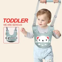 Adjustable Toddler Walking Learning Belt with Soft Cotton Harness