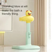 Baby Standing Bathing Tool Children's Standing Bathing Platform Infant Bathing Stool PP Bottom Washing Shower Rack