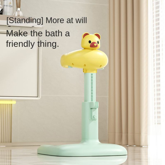 Baby Standing Bathing Tool Children's Standing Bathing Platform Infant Bathing Stool PP Bottom Washing Shower Rack
