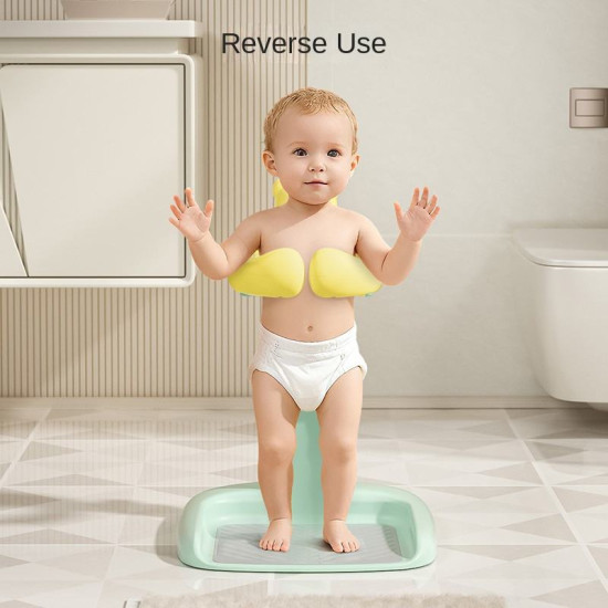 Baby Standing Bathing Tool Children's Standing Bathing Platform Infant Bathing Stool PP Bottom Washing Shower Rack