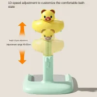 Baby Standing Bathing Tool Children's Standing Bathing Platform Infant Bathing Stool PP Bottom Washing Shower Rack