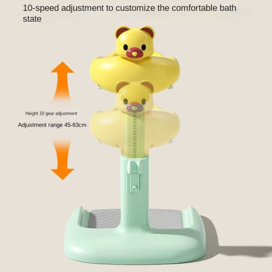 Baby Standing Bathing Tool Children's Standing Bathing Platform Infant Bathing Stool PP Bottom Washing Shower Rack