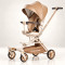 Luxurious  V16 Baby Walker Lightweight Baby Strollers can Sit or Lie Down Folding Two-way High Landscape Newborn Stroller