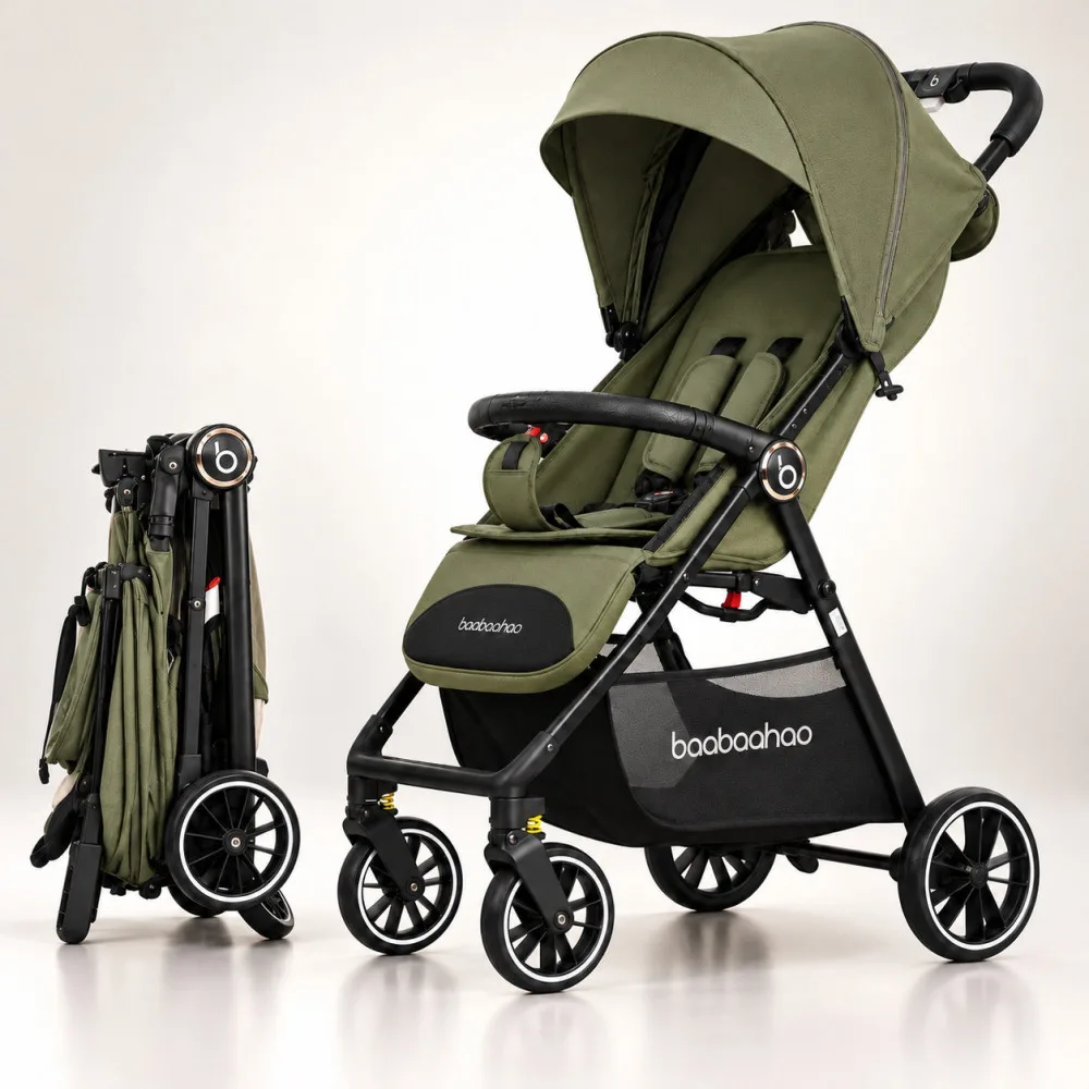 Baby stroller best travel lightweight travel baby carriage compact pram