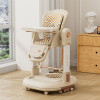 3 in 1 Foldable Portable Baby High Chair | Adjustable Feeding, Walker & Rocker Chair