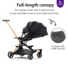 Luxurious  V16 Baby Walker Lightweight Baby Strollers can Sit or Lie Down Folding Two-way High Landscape Newborn Stroller
