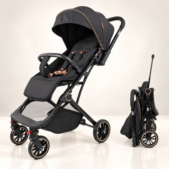 Baobaohao Y8 Baby Stroller – Black Color