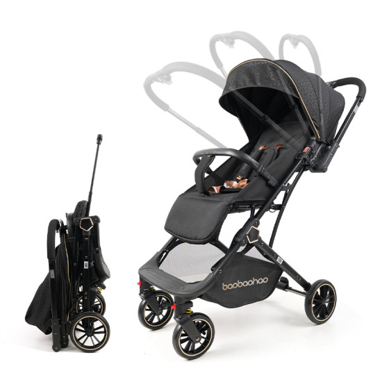 Baobaohao Y8 Baby Stroller – Black Color