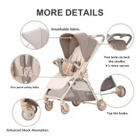 Luxury Compact Baby Travel Stroller Foldable Cabin Size