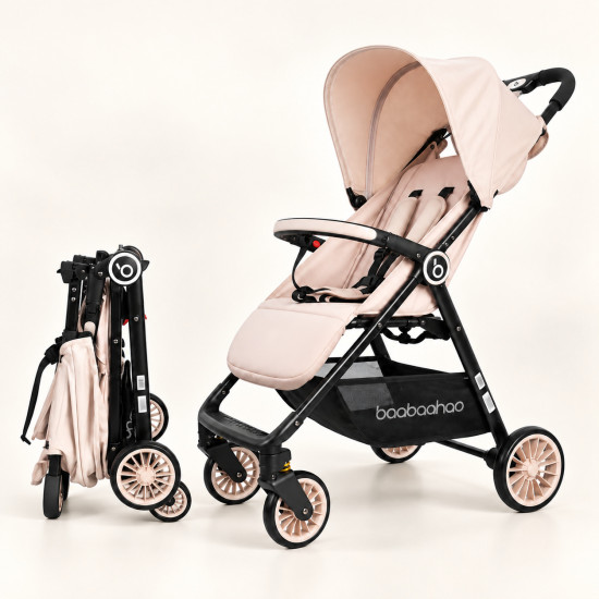 Baobaohao A2 Baby Stroller–Lightweight, Foldable, One-Click Folding, Reclining Seat