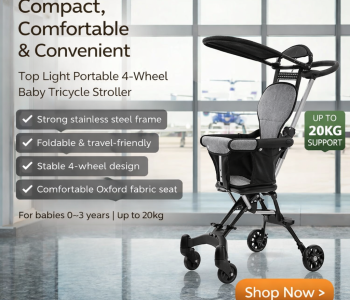 Mini Lightweight Baby Stroller | Foldable Travel Stroller 