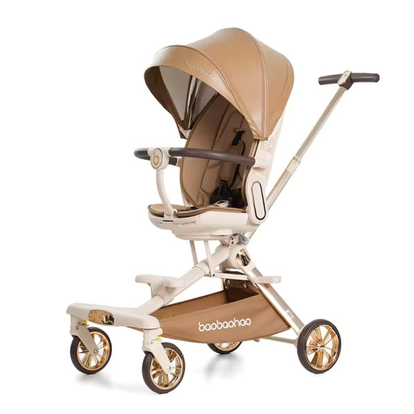 Luxurious V16 Baby Walker Lightweight Baby Strollers can Sit or Lie Down Folding Two-way High Landscape Newborn Stroller Luxurious V16 Baby Walker Lightweight Baby Strollers can Sit or Lie Down Folding Two-way High Landscape Newborn Stroller