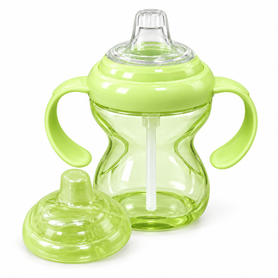 260ml Silicone Nipple Kids Water Bottle/Mom pot -1pcs