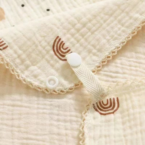 Four Layer Cotton Bibs| Very Soft & Smooth | 5 Pcs
