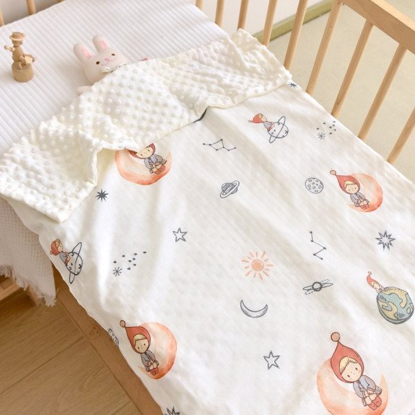 Newborn Cotton Gauze Baby Blanket – Soft Lightweight Summer Comfort Blanket (28 x 39 Inches) | Moon Girl Cartoon Swaddle Newborn Cotton Gauze Baby Blanket – Soft Lightweight Summer Comfort Blanket (28 x 39 Inches) | Moon Girl Cartoon Swaddle