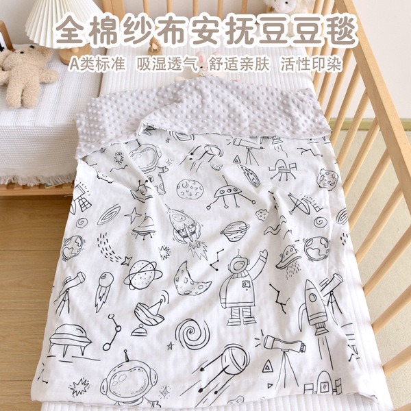 Newborn Cotton Gauze Baby Blanket – Soft Lightweight Summer Comfort Blanket (28 x 39 Inches) | Moon Girl Cartoon Swaddle Newborn Cotton Gauze Baby Blanket – Soft Lightweight Summer Comfort Blanket (28 x 39 Inches) | Moon Girl Cartoon Swaddle
