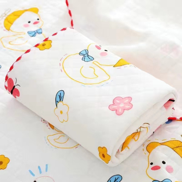 Warm Cotton Baby Swaddle Blanket for Newborns|Cartoon Fawn| Color Duck| Specifications: ( 33*33 Inchi ) Warm Cotton Baby Swaddle Blanket for Newborns|Cartoon Fawn| Color Duck| Specifications: ( 33*33 Inchi )