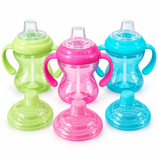 260ml Silicone Nipple Kids Water Bottle/Mom pot -1pcs