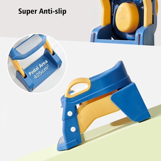 Potty Training Seat with Ladder for Kids | Foldable Toilet Training Seat Bangladesh Potty Training Seat with Ladder for Kids | Foldable Toilet Training Seat Bangladesh