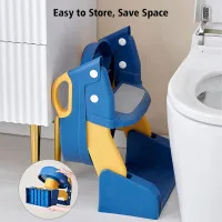 Potty Training Seat with Ladder for Kids | Foldable Toilet Training Seat Bangladesh