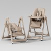 Adjustable Rocking Stainless Steel High Chair with Tray Dining Chair Solution for Babies and Toddlers for Feeding-Lokkisona-bangladesh