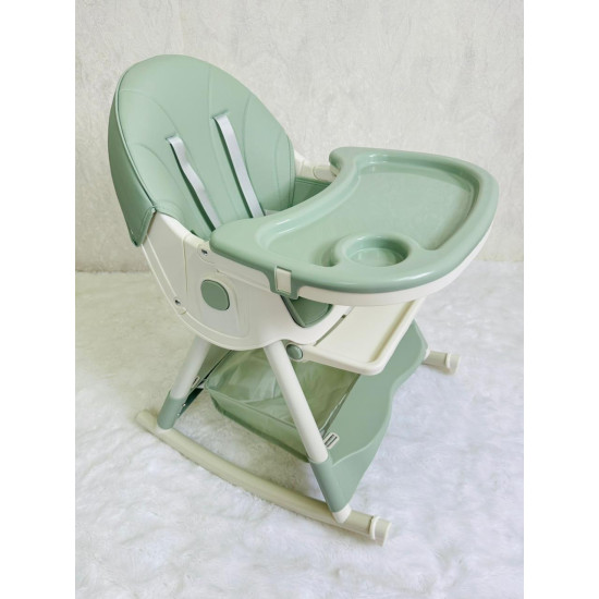 Rocking Horse Baby Feeding Chair | Height Adjustable, Seat Reclyning System, Rocking Horse | Solid Paste